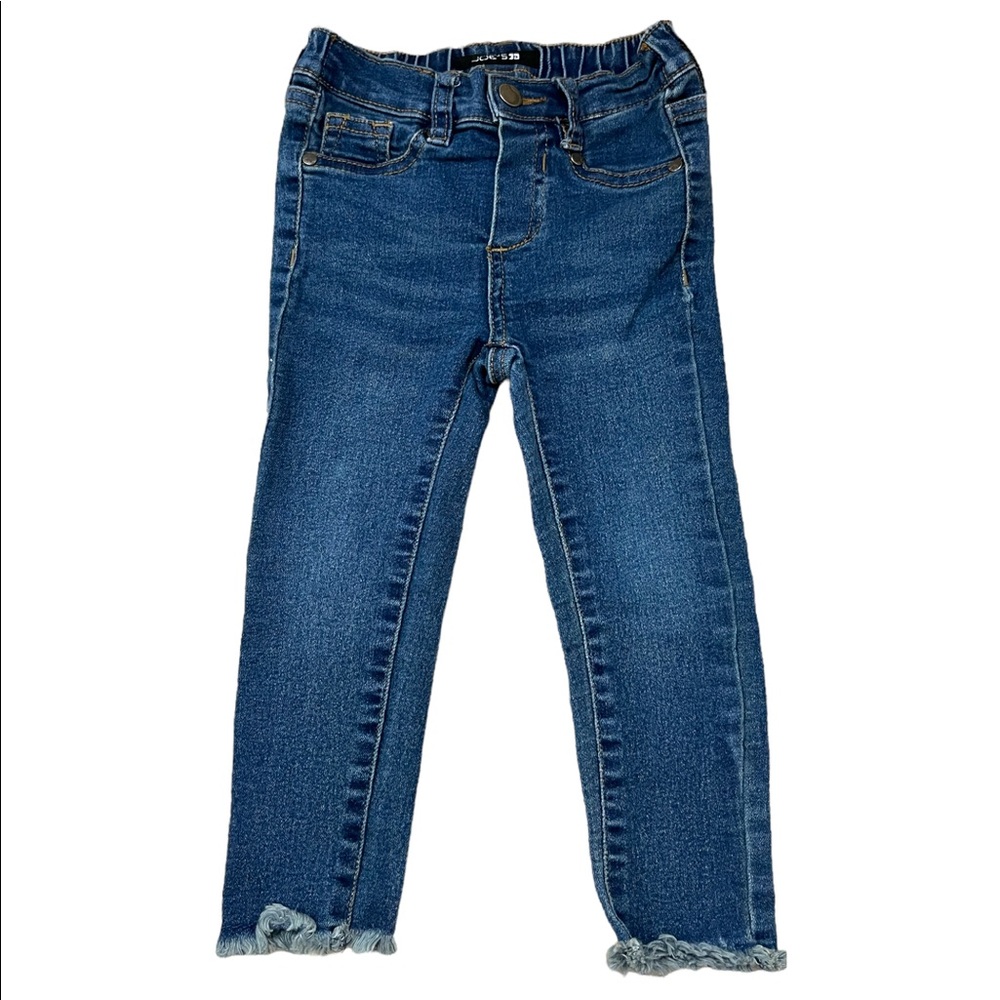 Joe’s Jeans Girls Dark Wash Deconstructed Jeans 24M Toddlers